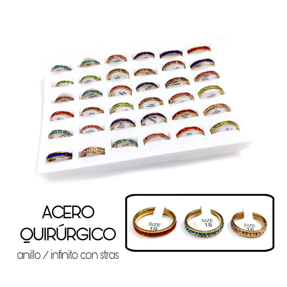ANILLO X CAJA DE 36 UNIDADES